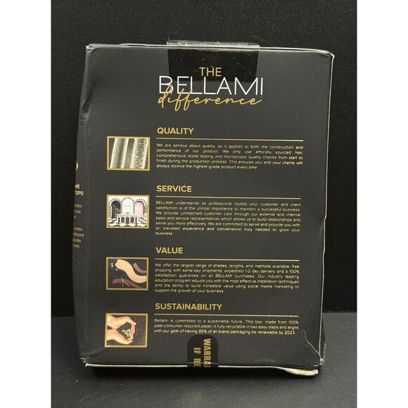 Bellami Flex Weft 24” Beige Blonde #90 Remy Hair Extensions 175g Brand New! - Picture 7 of 8